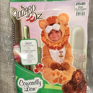 NEW cowardly lion costume 12-24 months Wizard of Oz Halloween baby